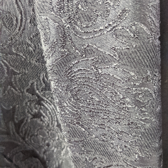 Elegant Subtle Brocade Black Blazer - Picture 6 of 8